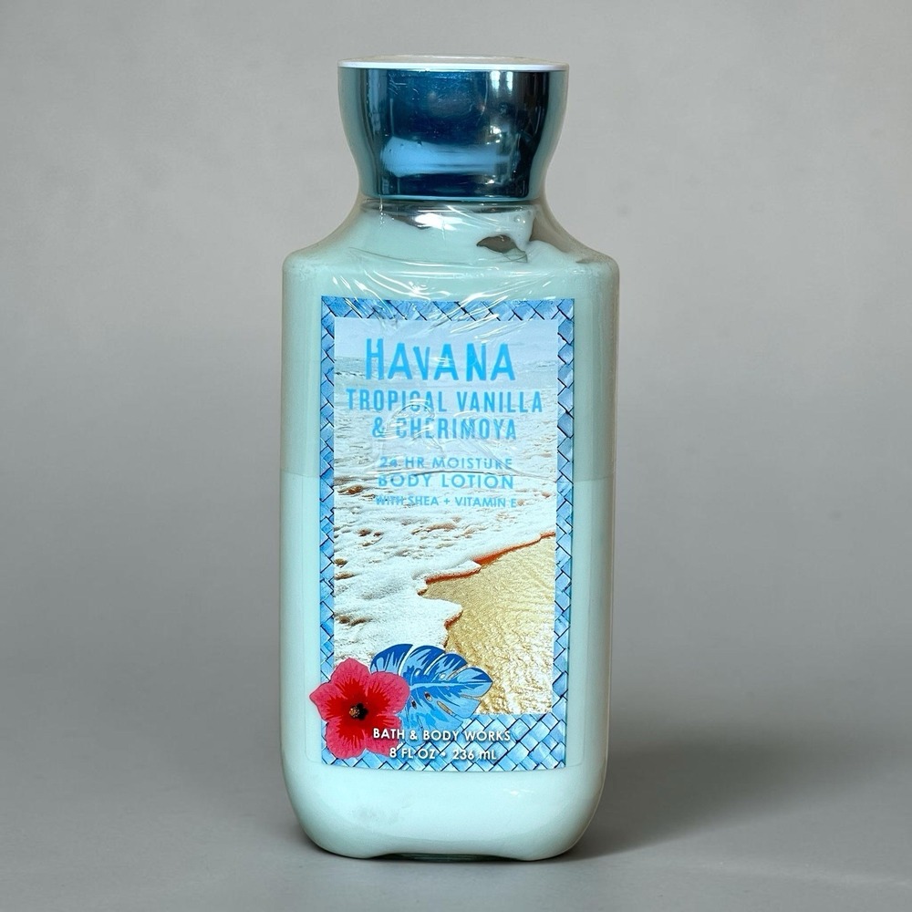 Bath & Body Works Havana Tropical Vanilla & Cherimoya 24H Moisture Lotion 8 floz